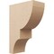 Ekena Millwork 11"W x 22"D x 33"H Classic Ridgewood Rough Cedar Woodgrain TimberThane Corbel, Primed Tan CORUR11X22X33RIDRCPR - alternate 1